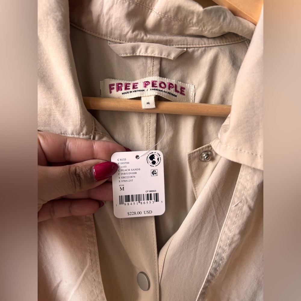 FREE PEOPLE | New with tags Indy trench coat | size medium - Picture 6 of 8